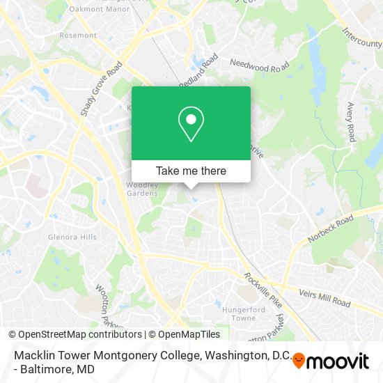 Macklin Tower Montgonery College map