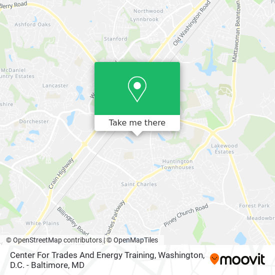 Center For Trades And Energy Training map