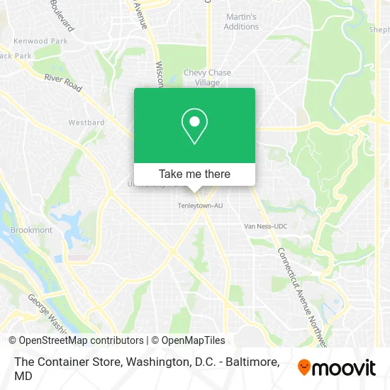 The Container Store map