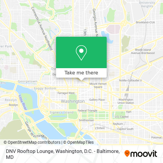 Mapa de DNV Rooftop Lounge
