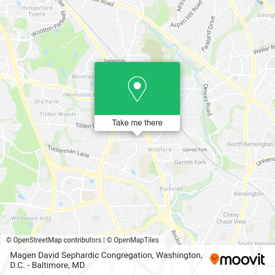 Magen David Sephardic Congregation map