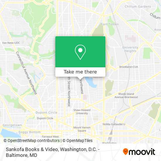 Sankofa Books & Video map