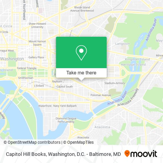 Mapa de Capitol Hill Books