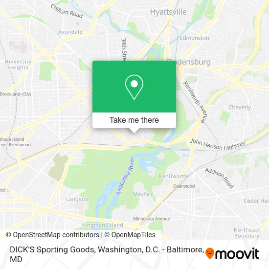 Mapa de DICK'S Sporting Goods