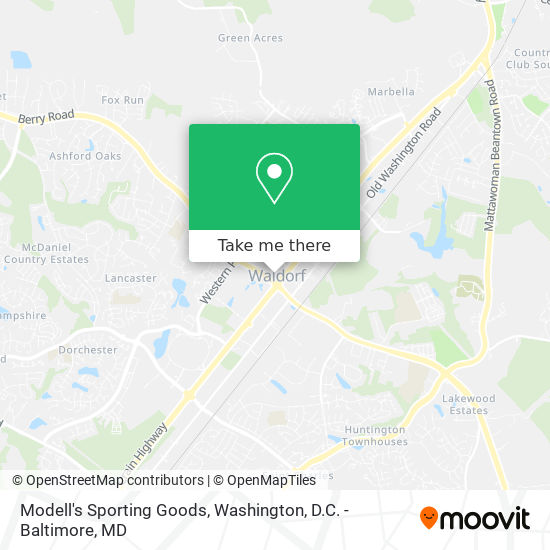 Mapa de Modell's Sporting Goods