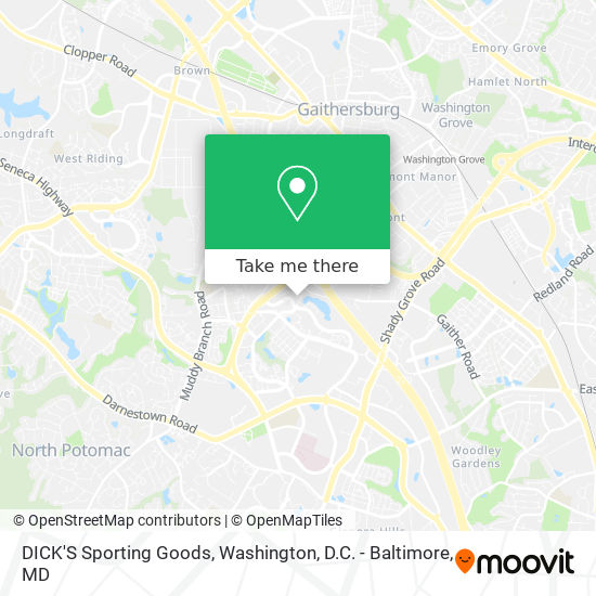 DICK'S Sporting Goods map