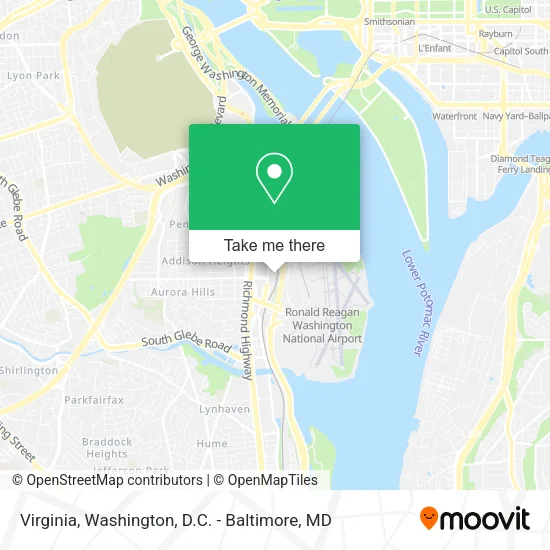 Virginia map