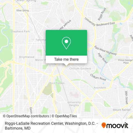 Riggs-LaSalle Recreation Center map