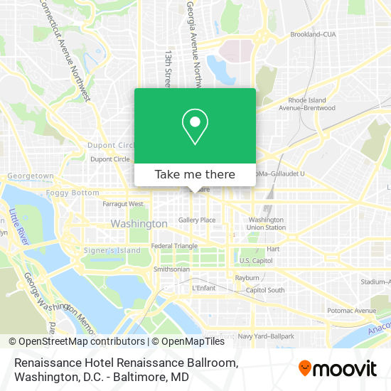 Mapa de Renaissance Hotel Renaissance Ballroom