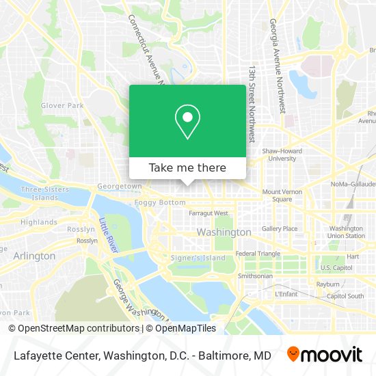 Lafayette Center map