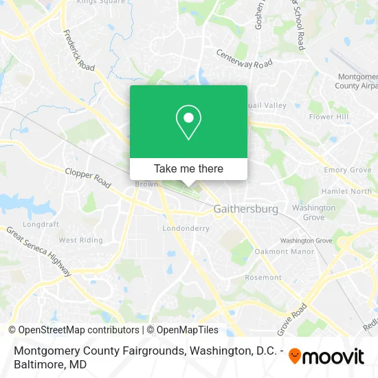 Montgomery County Fairgrounds map