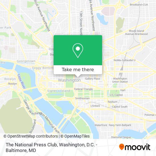 The National Press Club map