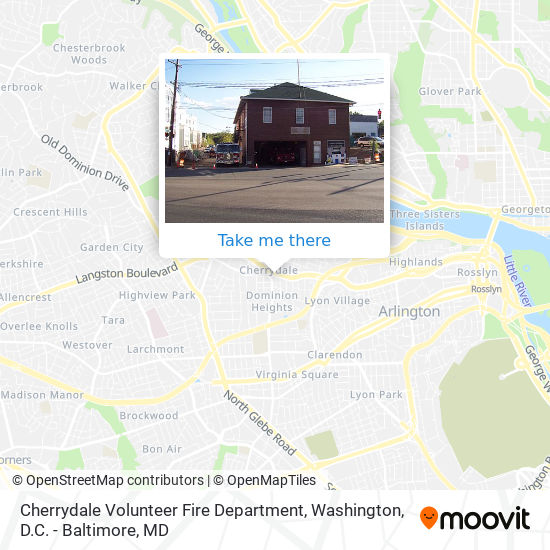 Mapa de Cherrydale Volunteer Fire Department