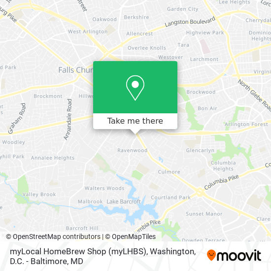 Mapa de myLocal HomeBrew Shop (myLHBS)