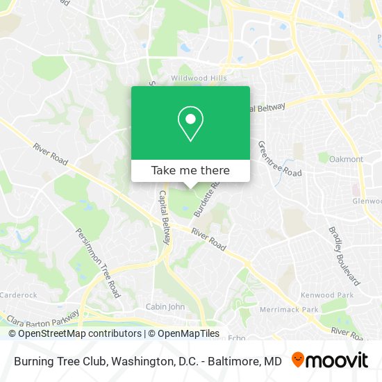 Burning Tree Club map