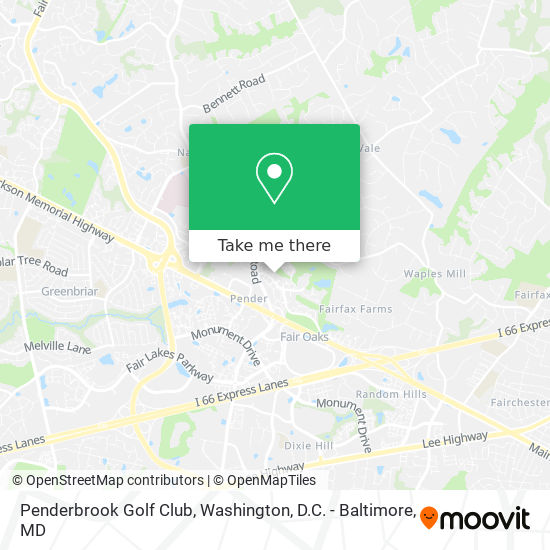Mapa de Penderbrook Golf Club