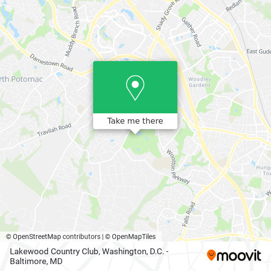 Lakewood Country Club map