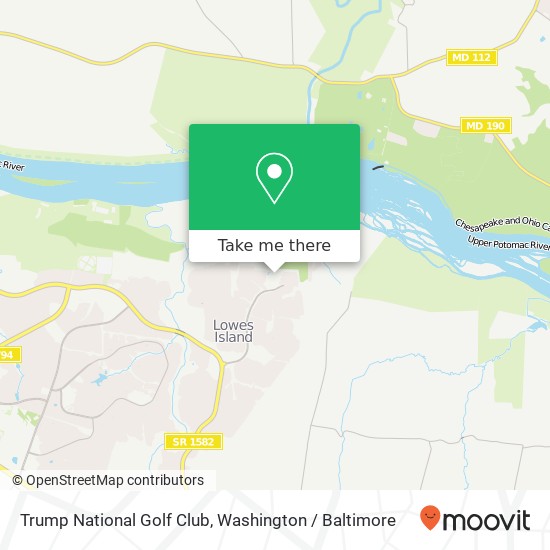 Trump National Golf Club map