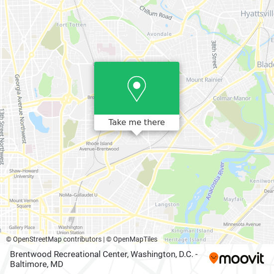 Brentwood Recreational Center map