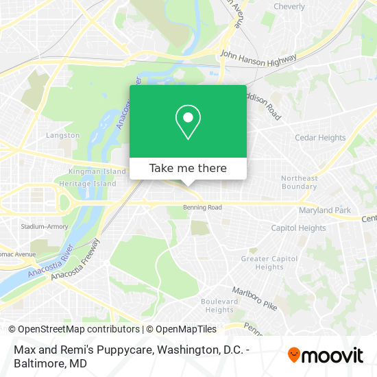 Max and Remi's Puppycare map
