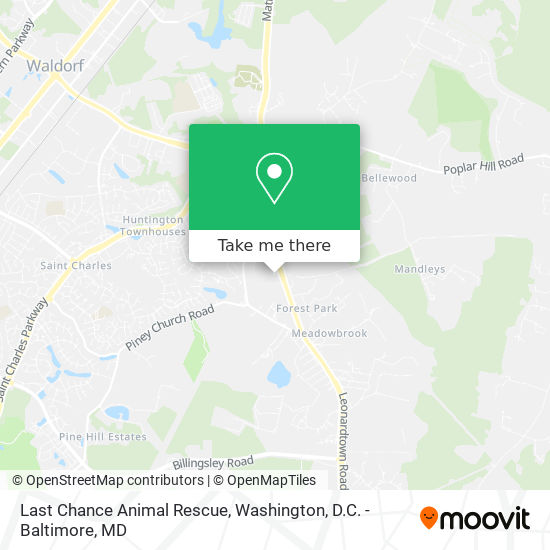 Last Chance Animal Rescue map