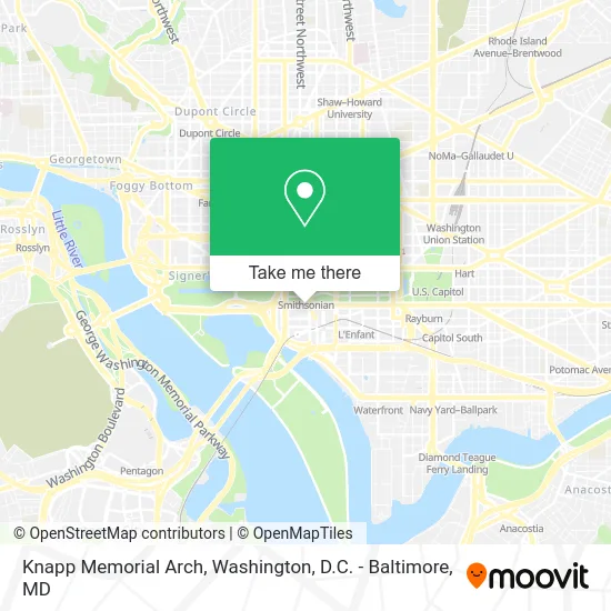 Knapp Memorial Arch map