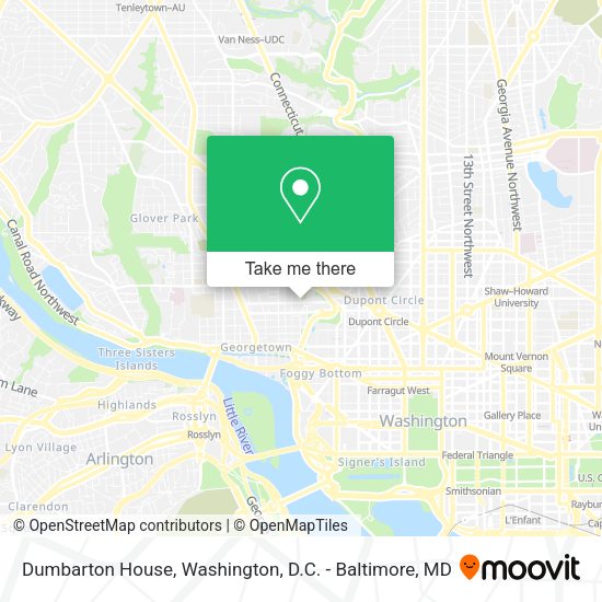 Dumbarton House map