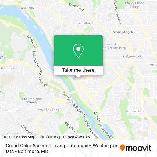 Grand Oaks Assisted Living Community map