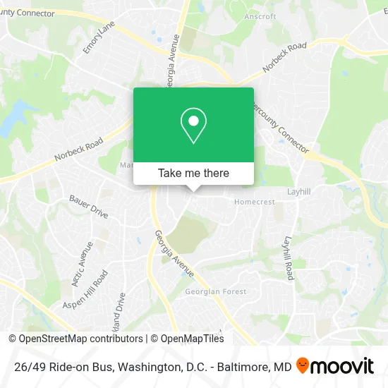 26/49 Ride-on Bus map