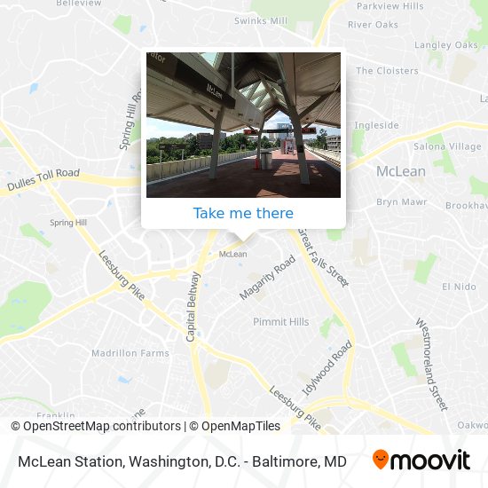 McLean Station map