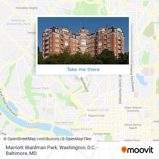 Marriott Wardman Park map