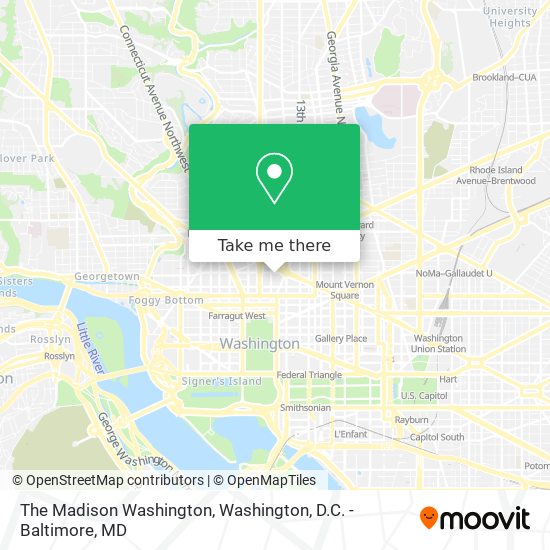 Mapa de The Madison Washington