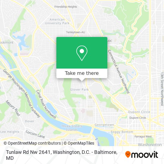 Mapa de Tunlaw Rd Nw 2641