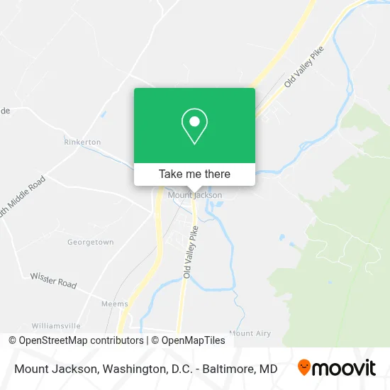 Mount Jackson map