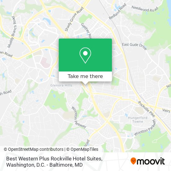 Mapa de Best Western Plus Rockville Hotel Suites