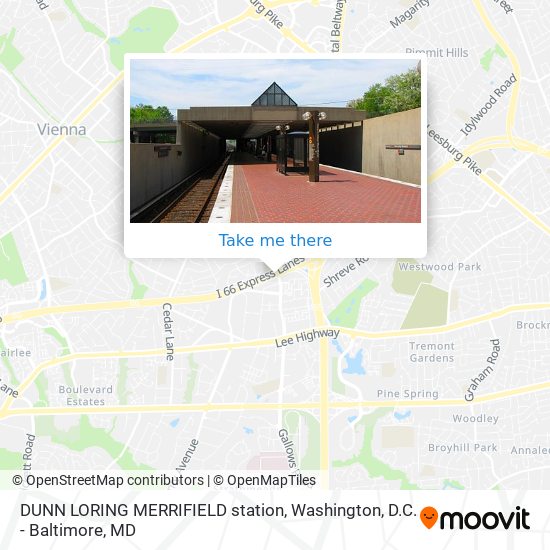 Mapa de DUNN LORING MERRIFIELD station
