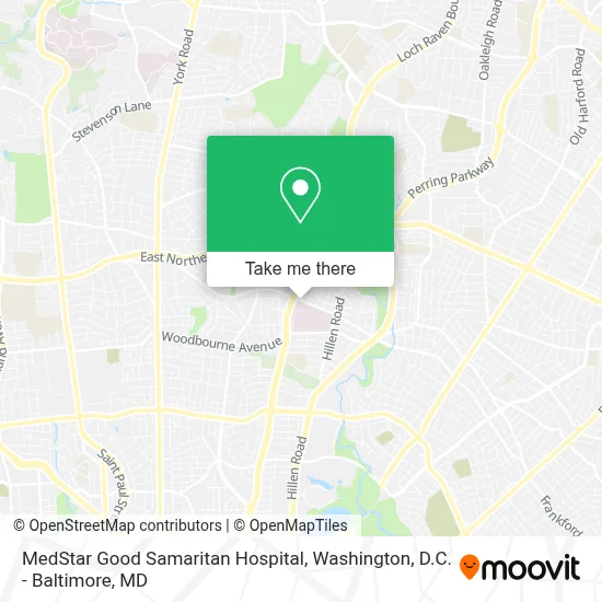 MedStar Good Samaritan Hospital map