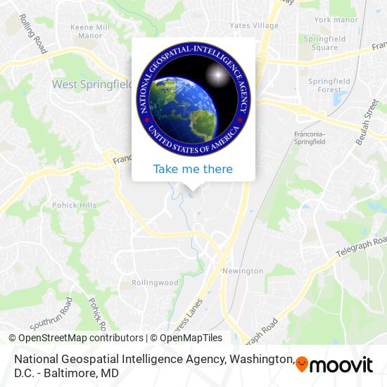 National Geospatial Intelligence Agency map