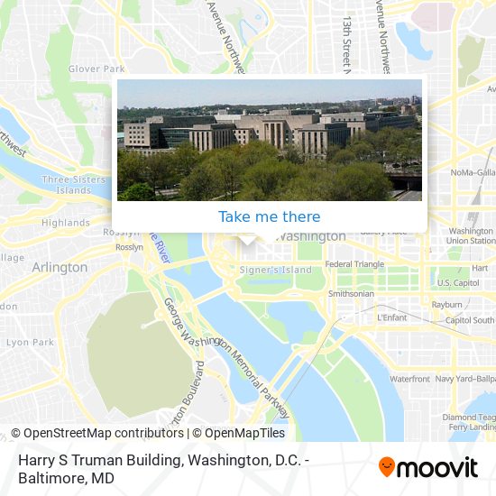 Harry S Truman Building map