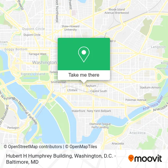 Hubert H Humphrey Building map