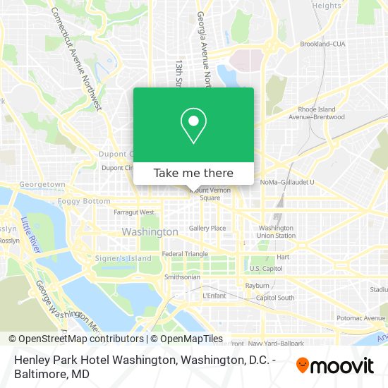 Mapa de Henley Park Hotel Washington