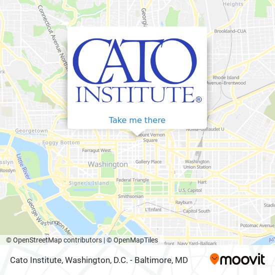 Cato Institute map