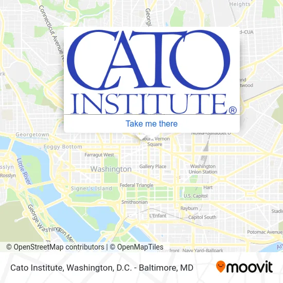 Cato Institute map