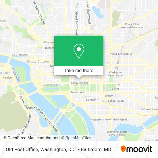 Old Post Office map