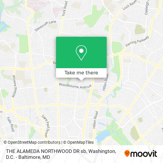 Mapa de THE ALAMEDA NORTHWOOD DR sb