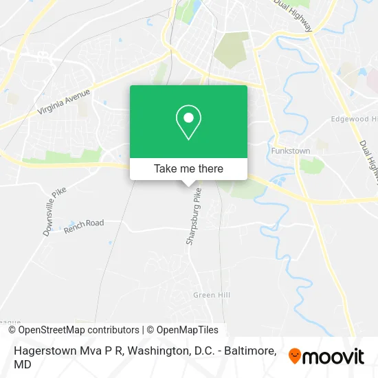 Hagerstown Mva P R map
