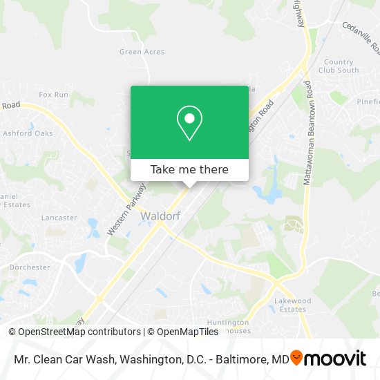 Mapa de Mr. Clean Car Wash
