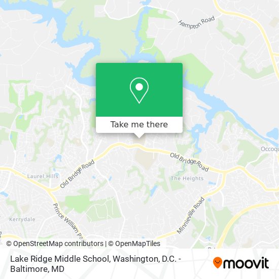 Lake Ridge Middle School map