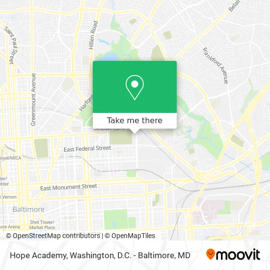 Hope Academy map