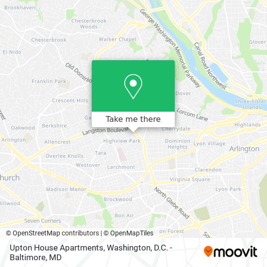 Upton House Apartments map